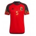 Belgien Jan Vertonghen #5 Hemmatröja VM 2022 Korta ärmar